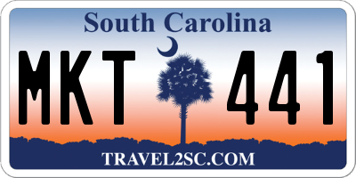 SC license plate MKT441