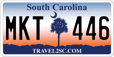 SC license plate MKT446