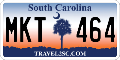 SC license plate MKT464
