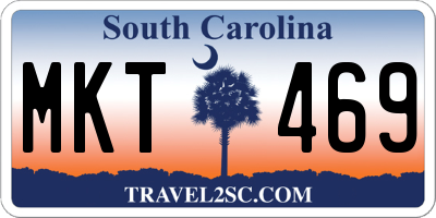 SC license plate MKT469