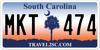 SC license plate MKT474