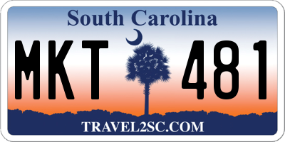SC license plate MKT481
