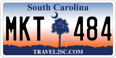 SC license plate MKT484