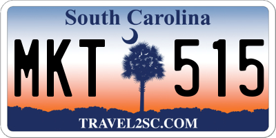 SC license plate MKT515