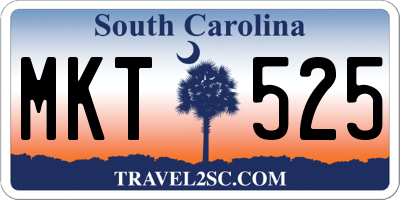 SC license plate MKT525