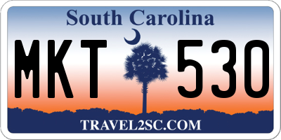SC license plate MKT530