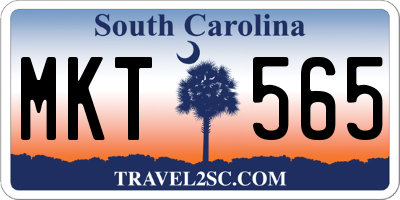 SC license plate MKT565