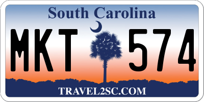 SC license plate MKT574
