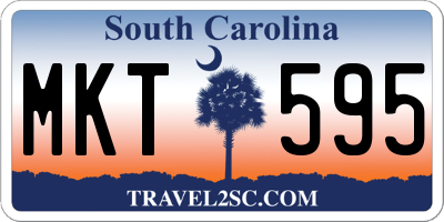 SC license plate MKT595