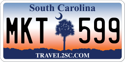SC license plate MKT599