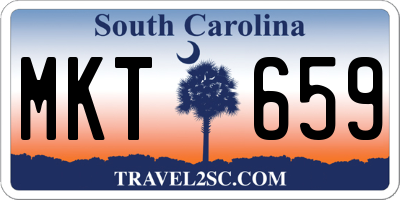 SC license plate MKT659