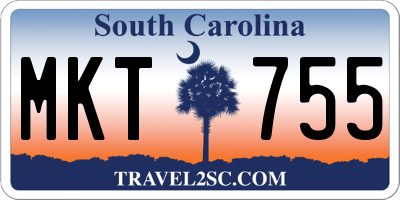 SC license plate MKT755