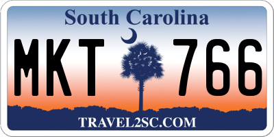 SC license plate MKT766
