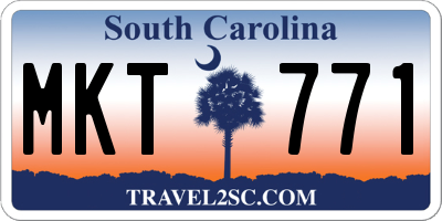 SC license plate MKT771