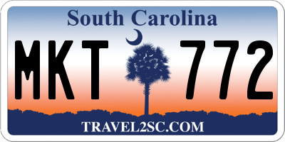 SC license plate MKT772