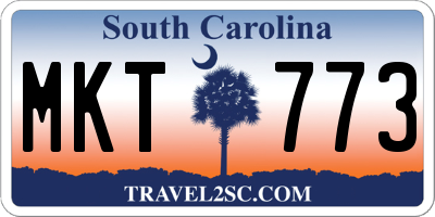 SC license plate MKT773