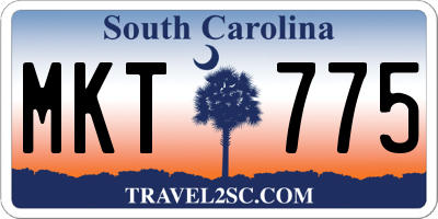 SC license plate MKT775