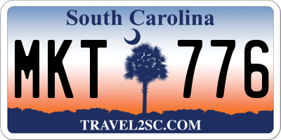SC license plate MKT776