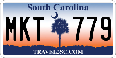 SC license plate MKT779