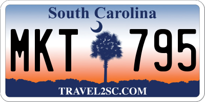 SC license plate MKT795