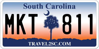 SC license plate MKT811