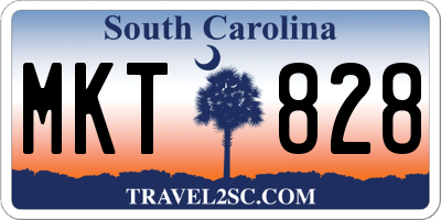 SC license plate MKT828