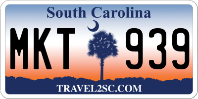 SC license plate MKT939