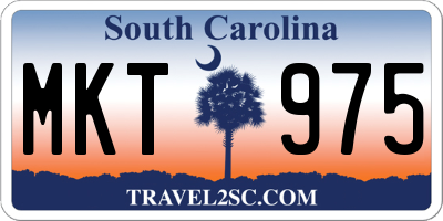 SC license plate MKT975