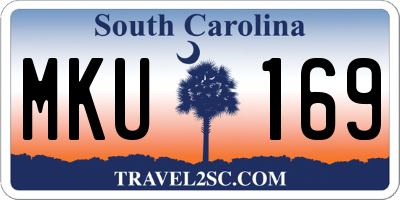 SC license plate MKU169