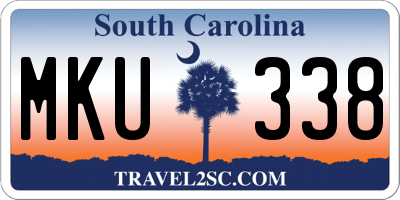 SC license plate MKU338