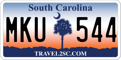 SC license plate MKU544