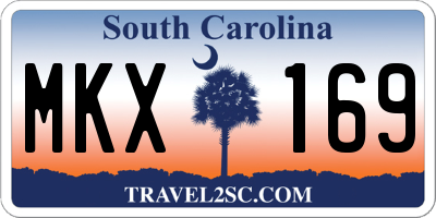 SC license plate MKX169