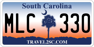 SC license plate MLC330
