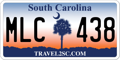 SC license plate MLC438