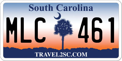 SC license plate MLC461