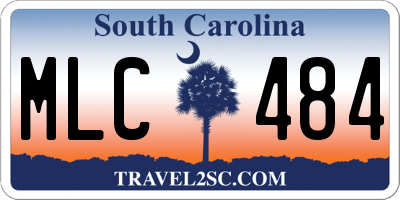 SC license plate MLC484