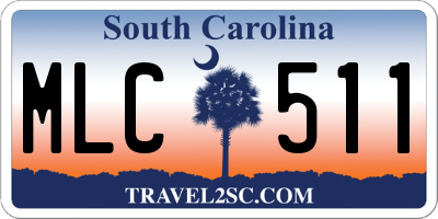 SC license plate MLC511