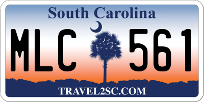 SC license plate MLC561