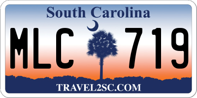 SC license plate MLC719