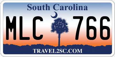 SC license plate MLC766