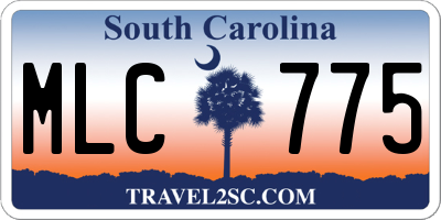 SC license plate MLC775
