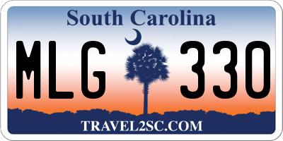 SC license plate MLG330