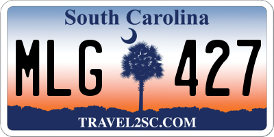 SC license plate MLG427
