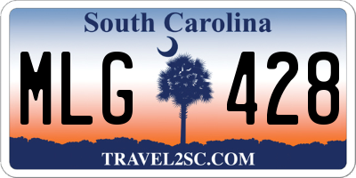 SC license plate MLG428