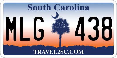 SC license plate MLG438