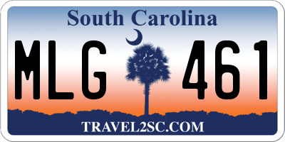 SC license plate MLG461