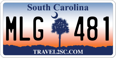 SC license plate MLG481