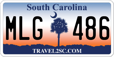 SC license plate MLG486