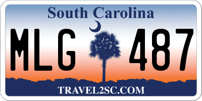 SC license plate MLG487