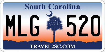 SC license plate MLG520